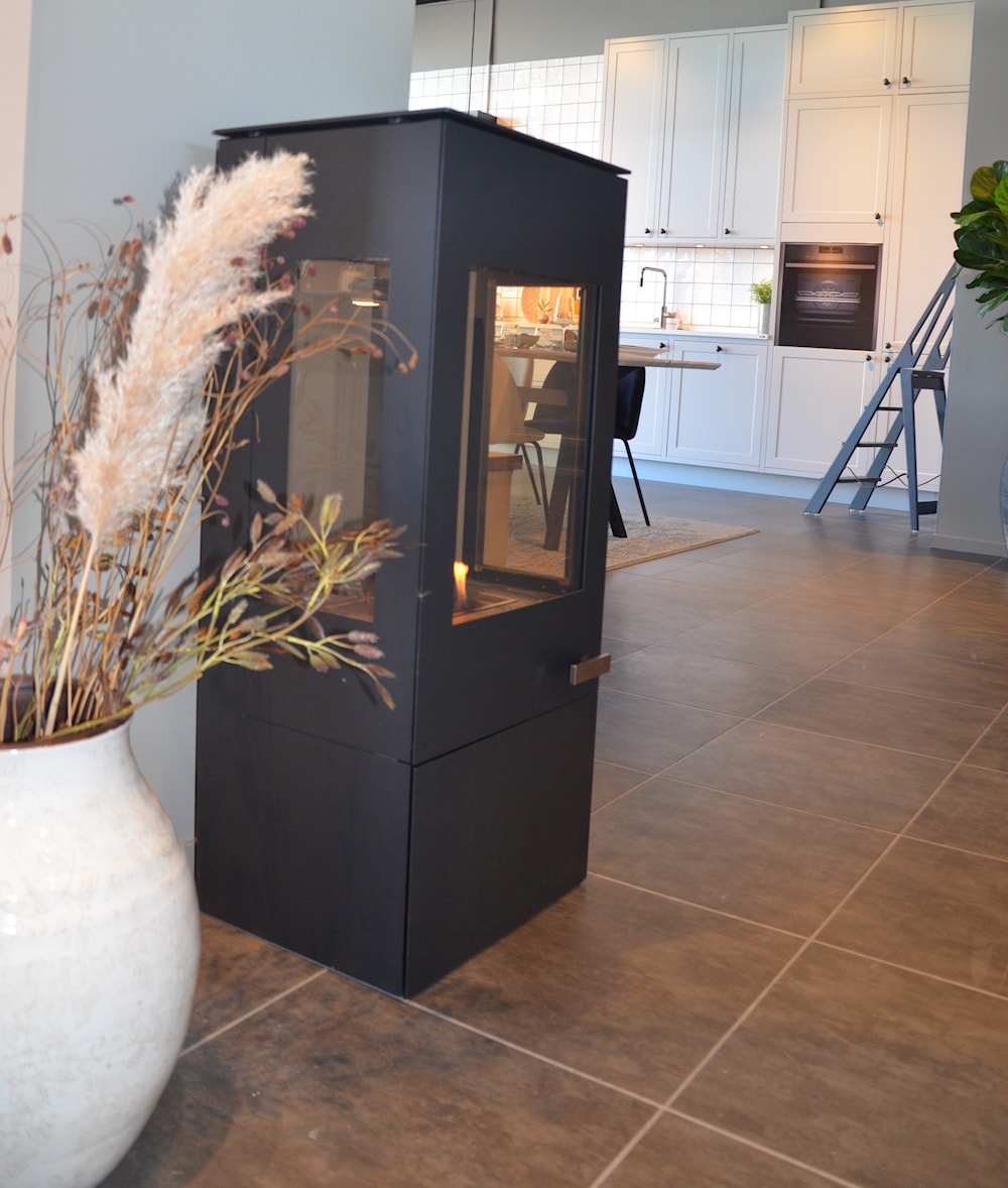 Spismiljö Apartment Allerum Bioetanolkaminer & elkaminer miljöbild